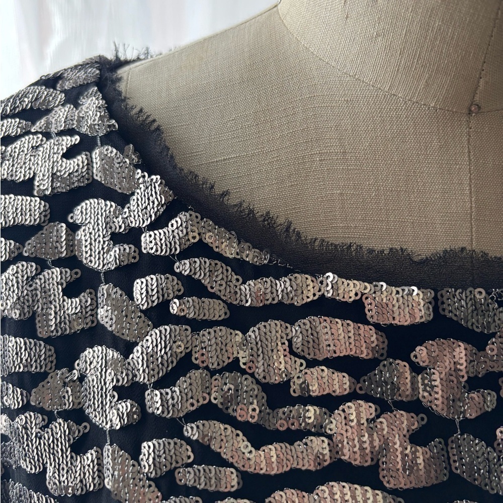 🎤🔥 Rock & Roll Chic: IRO Deven Sequin Blouse | FR 40 (US 8) | EUC 🖤✨